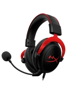 HP HyperX Cloud II Wired Over-the-Head Stereo Gaming Headset in Red-Black