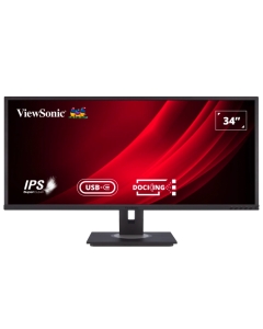 ViewSonic VG3456 34" UWQHD VA FreeSync LED Docking Monitor
